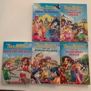 5 Thea Stilton Adventure books